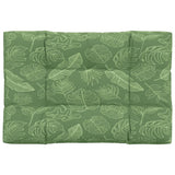 VidaXL Palettenkissen Blattmuster 120x80x12 cm Stoff