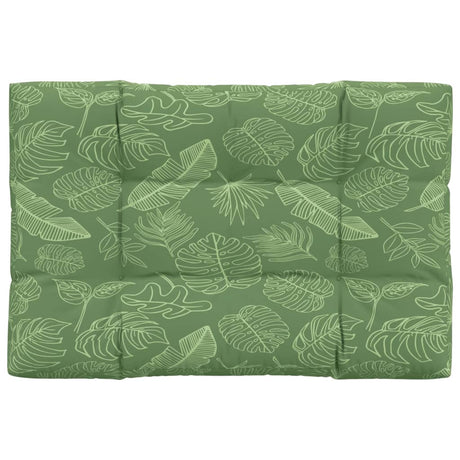 VidaXL Palettenkissen Blattmuster 120x80x12 cm Stoff