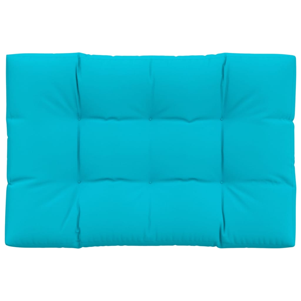 VidaXL Palettenkissen 120x80x12 cm Stoff Türkis