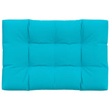 VidaXL Palettenkissen 120x80x12 cm Stoff Türkis