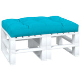 VidaXL Palettenkissen 120x80x12 cm Stoff Türkis