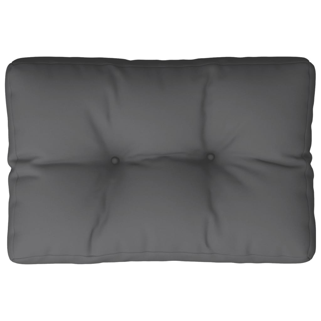 Vidaxx Palettenkissen 50x40x12 cm Stoff Anthrazit
