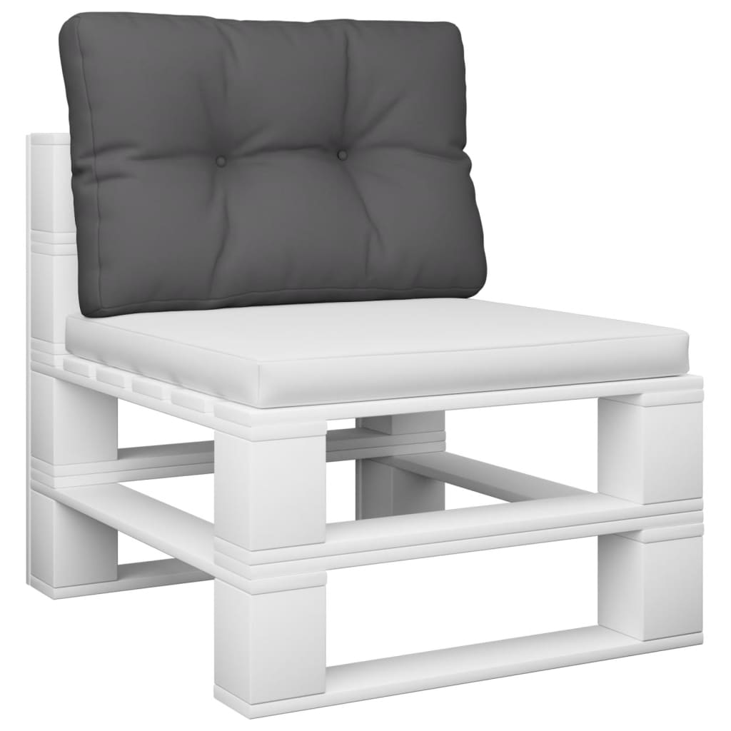 Vidaxx Palettenkissen 50x40x12 cm Stoff Anthrazit
