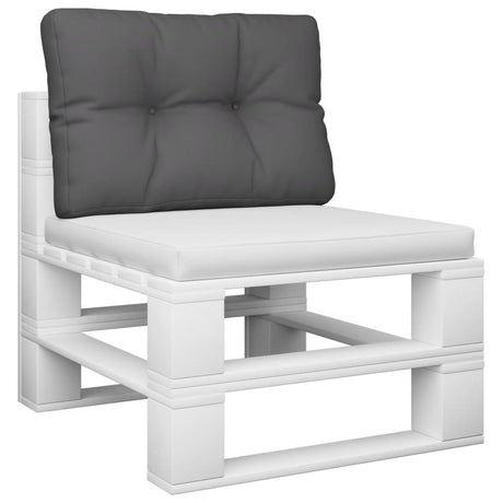 Vidaxx Palettenkissen 50x40x12 cm Stoff Anthrazit