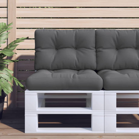 Vidaxx Palettenkissen 50x40x12 cm Stoff Anthrazit