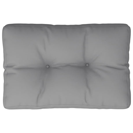 VidaXL Palettenkissen 50x40x12 cm Stoff grau