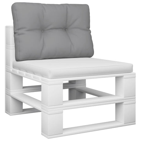 VidaXL Palettenkissen 50x40x12 cm Stoff grau