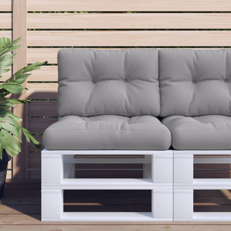 VidaXL Palettenkissen 50x40x12 cm Stoff grau