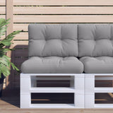 VidaXL Palettenkissen 50x40x12 cm Stoff grau