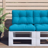 VidaXL Palettenkissen 50x40x12 cm Stoff Hellblau