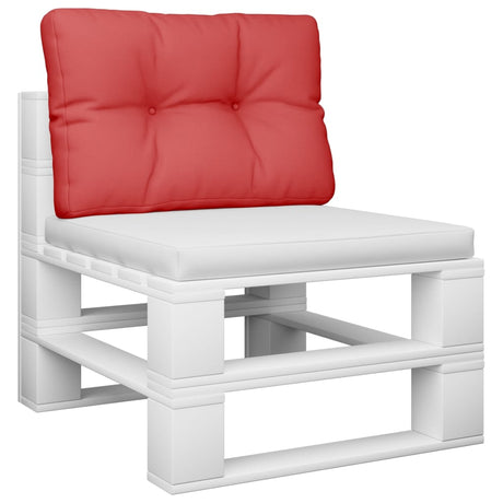 VidaXL Palettenkissen 50x40x12 cm Stoff rot