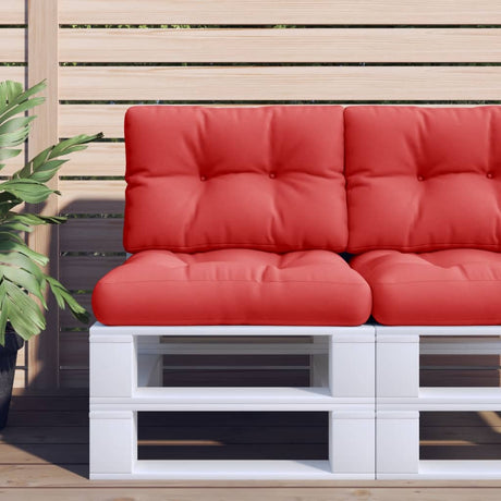 VidaXL Palettenkissen 50x40x12 cm Stoff rot