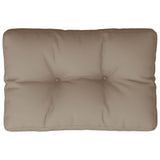 VidaXL Palettenkissen 50x40x12 cm Stoff Taupe