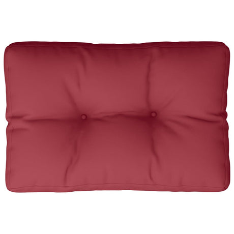 VidaXL Palettenkissen 50x40x12 cm Stoff weinrot