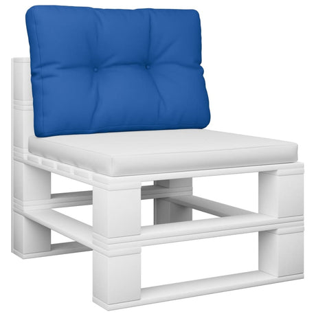 VidaXL Palettenkissen 50x40x12 cm Stoff Königsblau