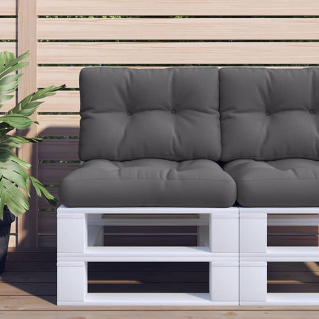 Vidaxx Palettenkissen 60x40x12 cm Stoff Anthrazit