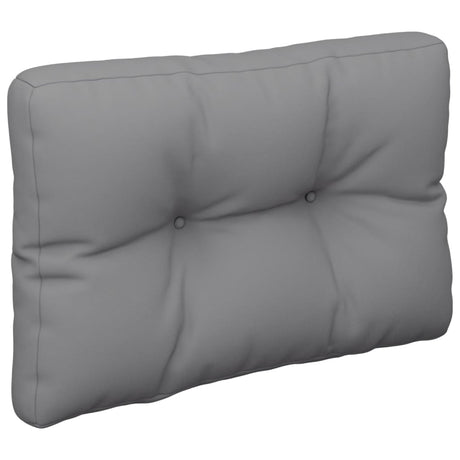 VidaXL Palettenkissen 60x40x12 cm Stoff grau