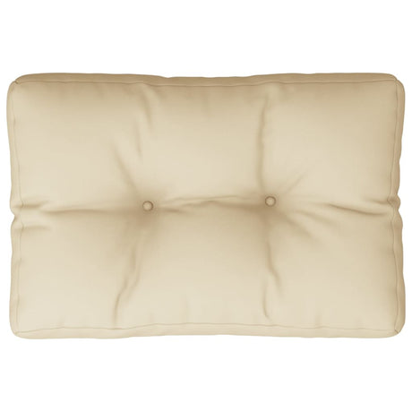 VidaXL Palettenkissen 60x40x12 cm Stoff beige