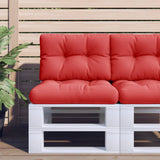 VidaXL Palettenkissen 60x40x12 cm Stoff rot