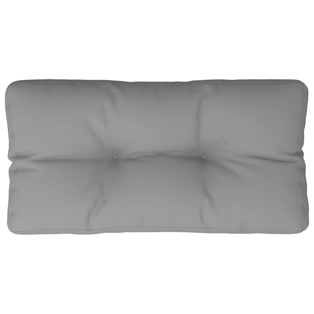 VidaXL Palettenkissen 70x40x12 cm Stoff grau