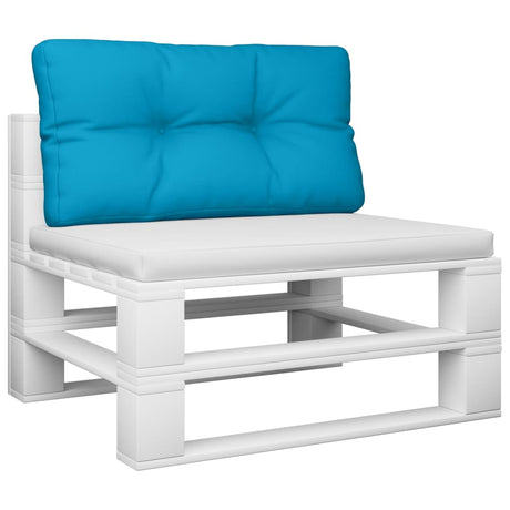 VidaXL Palettenkissen 70x40x12 cm Stoff Hellblau