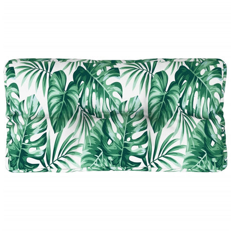 VidaXL Palettenkissen Blattmuster 70x40x12 cm Stoff