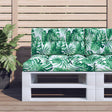 VidaXL Palettenkissen Blattmuster 70x40x12 cm Stoff