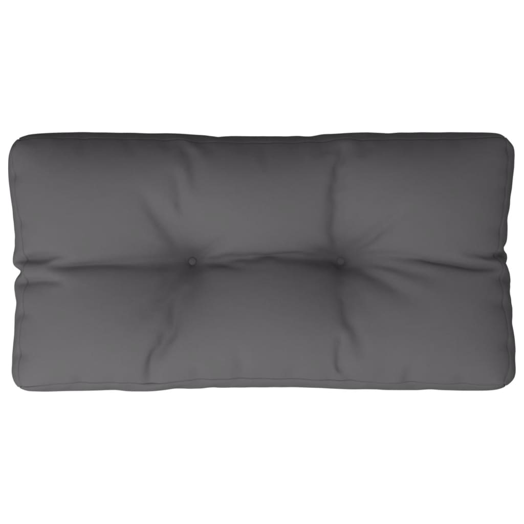 VidaXL Palettenkissen 80x40x12 cm Stoff Anthrazit