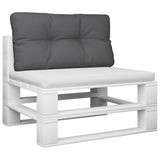 VidaXL Palettenkissen 80x40x12 cm Stoff Anthrazit