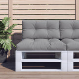 Vidaxx Palettenkissen 80x40x12 cm Stoff grau