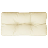 VidaXL Palettenkissen 80x40x12 cm Stoff cremefarben