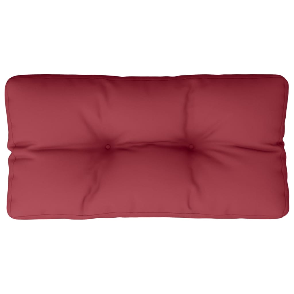 Vidaxx Sofakissen 80x40x12 cm Stoff weinrot