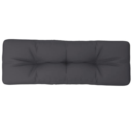 VidaXL Palettenkissen 120x40x12 cm Stoff Anthrazit