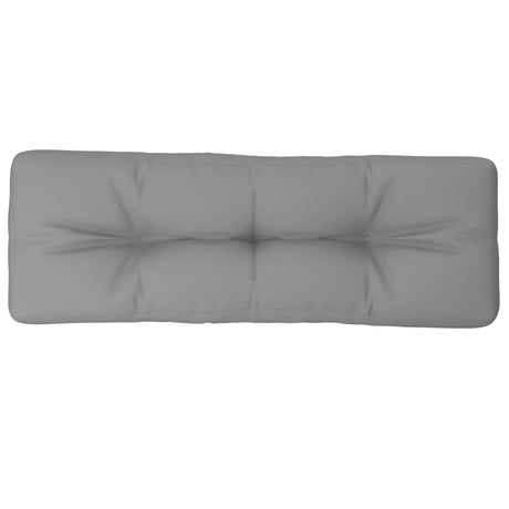 Vidaxx Palettenkissen 120x40x12 cm Stoff grau