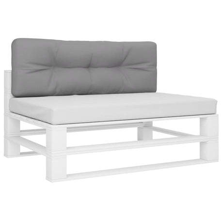 Vidaxx Palettenkissen 120x40x12 cm Stoff grau