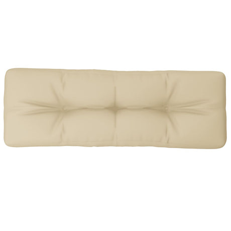 VidaXL Palettenkissen 120x40x12 cm Stoff beige