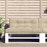 VidaXL Palettenkissen 120x40x12 cm Stoff beige