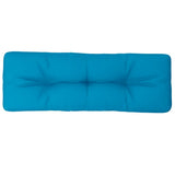 VidaXL Palettenkissen 120x40x12 cm Stoff Hellblau