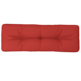 VidaXL Palettenkissen 120x40x12 cm Stoff rot
