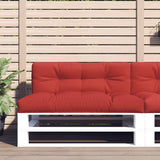 VidaXL Palettenkissen 120x40x12 cm Stoff rot