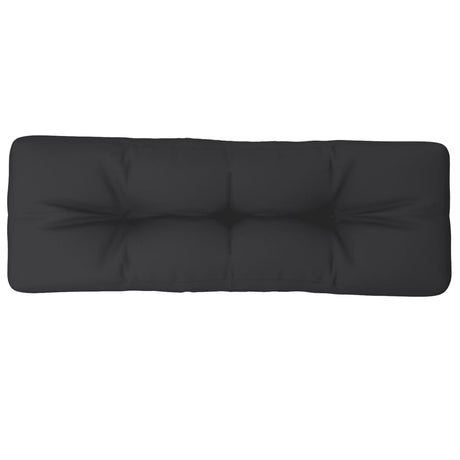 VidaXL Palettenkissen 120x40x12 cm Stoff schwarz