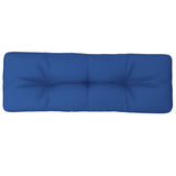 VidaXL Palettenkissen 120x40x12 cm Stoff Königsblau