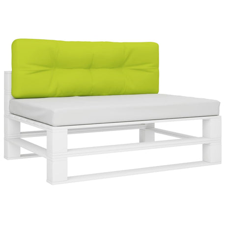 VidaXL Palettenkissen 120x40x12 cm Stoff hellgrün