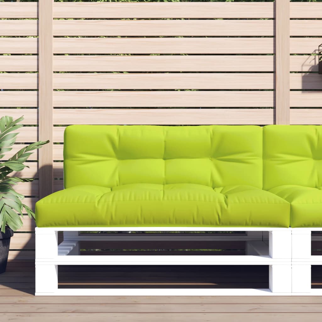 VidaXL Palettenkissen 120x40x12 cm Stoff hellgrün