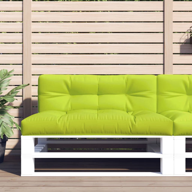 VidaXL Palettenkissen 120x40x12 cm Stoff hellgrün