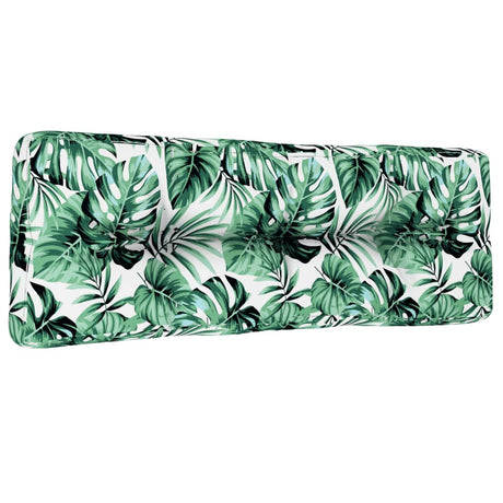 VidaXL Palettenkissen 120x40x12 cm Stoff Blattmuster