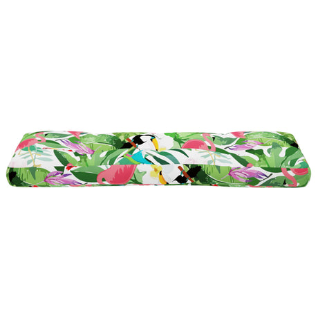 Vidaxl palletkussen 120x40x12 cm stof meerkleurig
