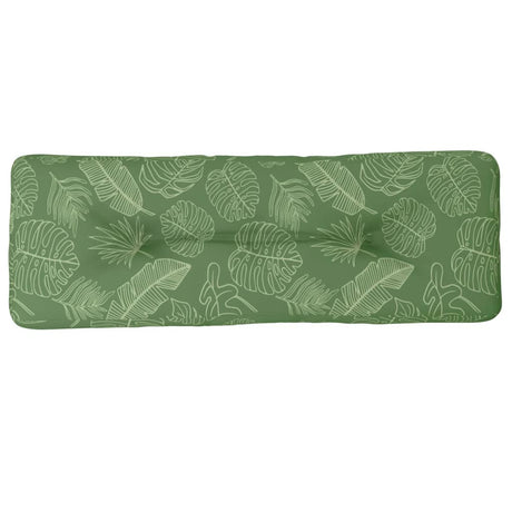 VidaXL Palettenkissen 120x40x12 cm Stoff Blattmuster