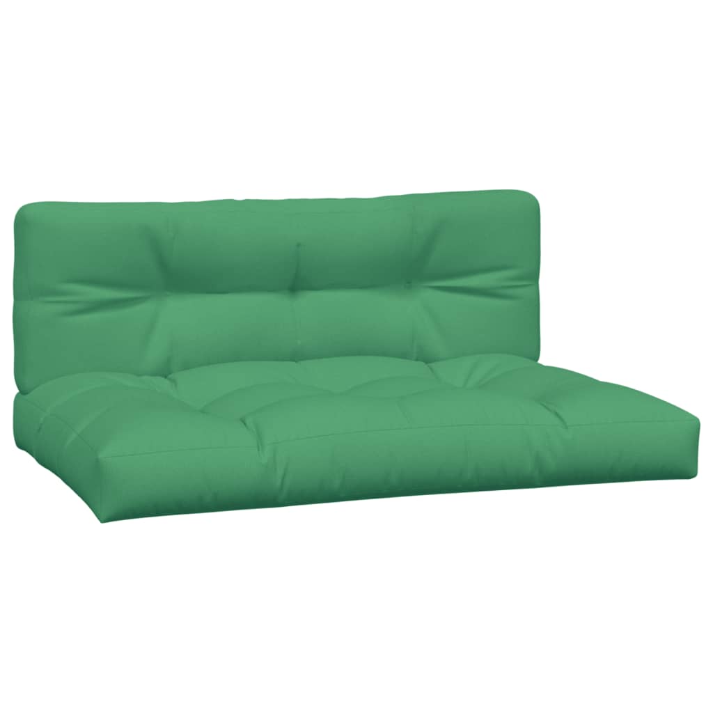 VidaXL Palettenkissen 2 Stück Stoff grün