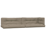 VidaXL Palettenkissen 5 Stück Stoff Taupe